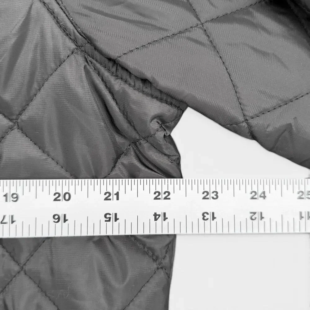 Onward Reserve Mens Sz M Quilted Jacket Braswell Elbow Patch Black Tan
